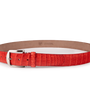 The Luxe Group (LEN) Belt RED / 40MM Caiman Crocodile - Red