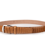The Luxe Group (LEN) Belt SADDLE TAN / 40MM Caiman Crocodile