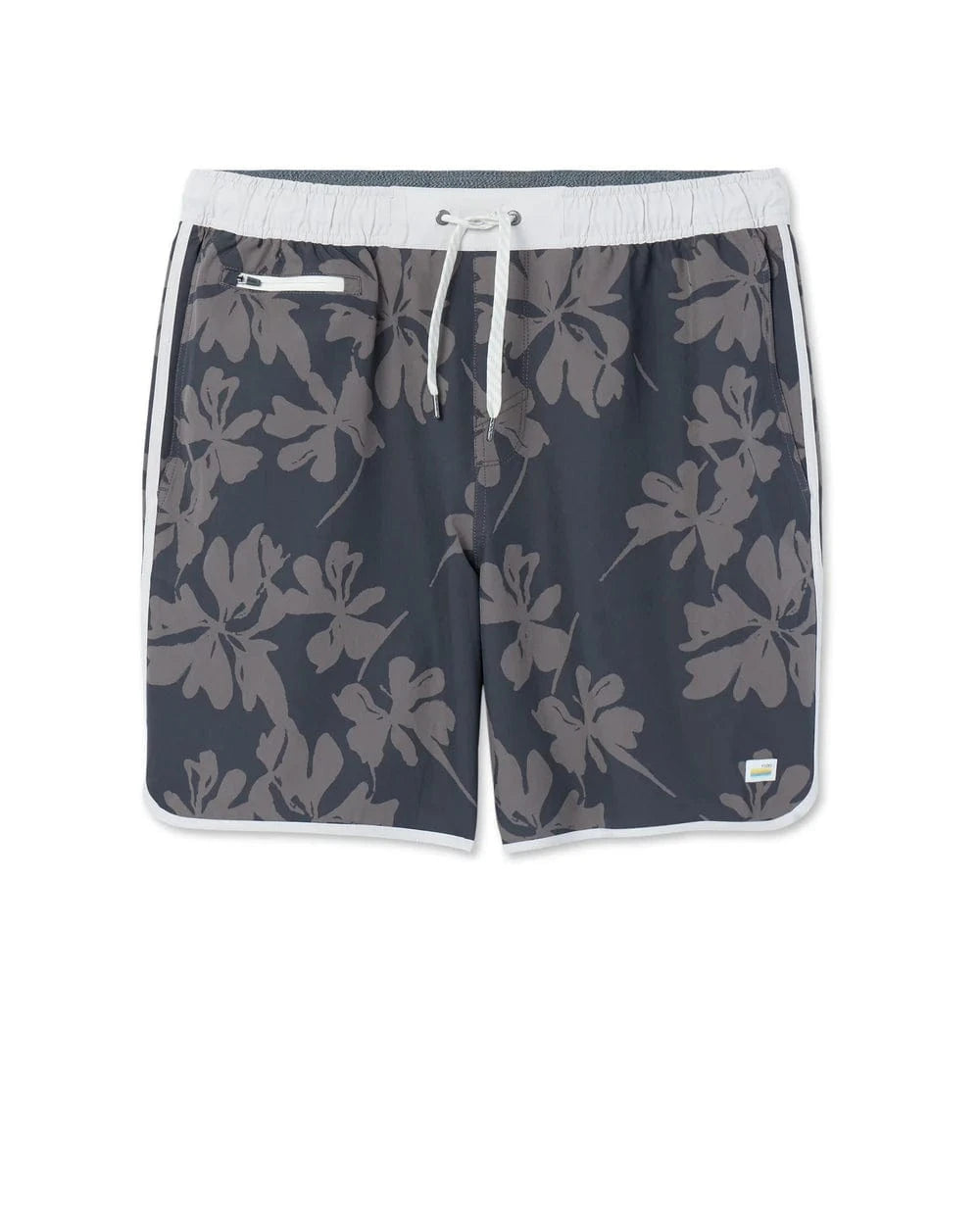 Vuori Shorts Banks Short 7" - Dark Pewter Plumeria