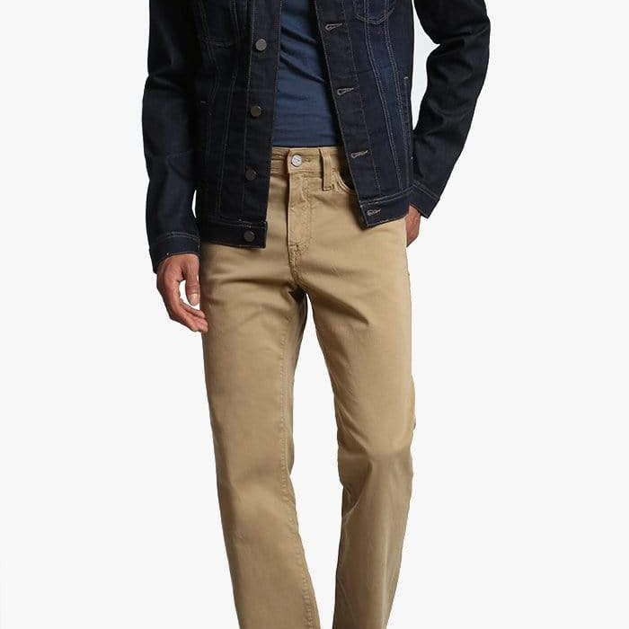 34 Heritage 5-Pockets Charisma Relaxed Straight in Khaki Twill
