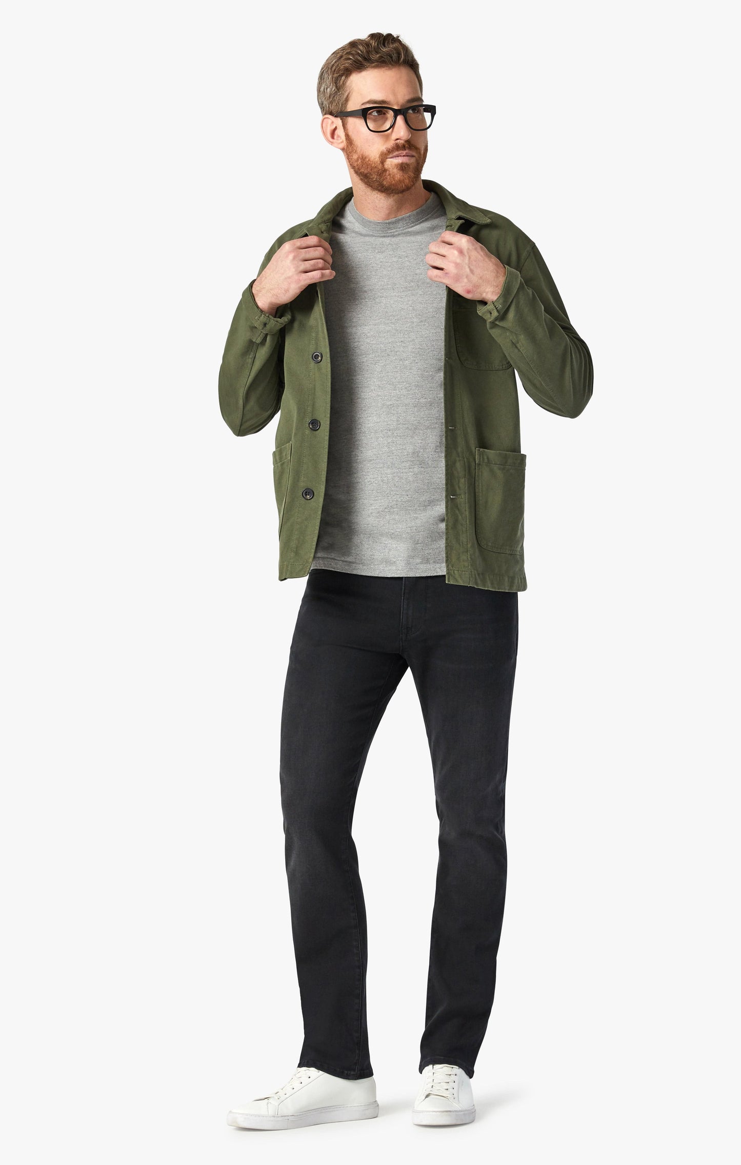 34 Heritage 5-Pockets Charisma Relaxed Straight in Navy Twill