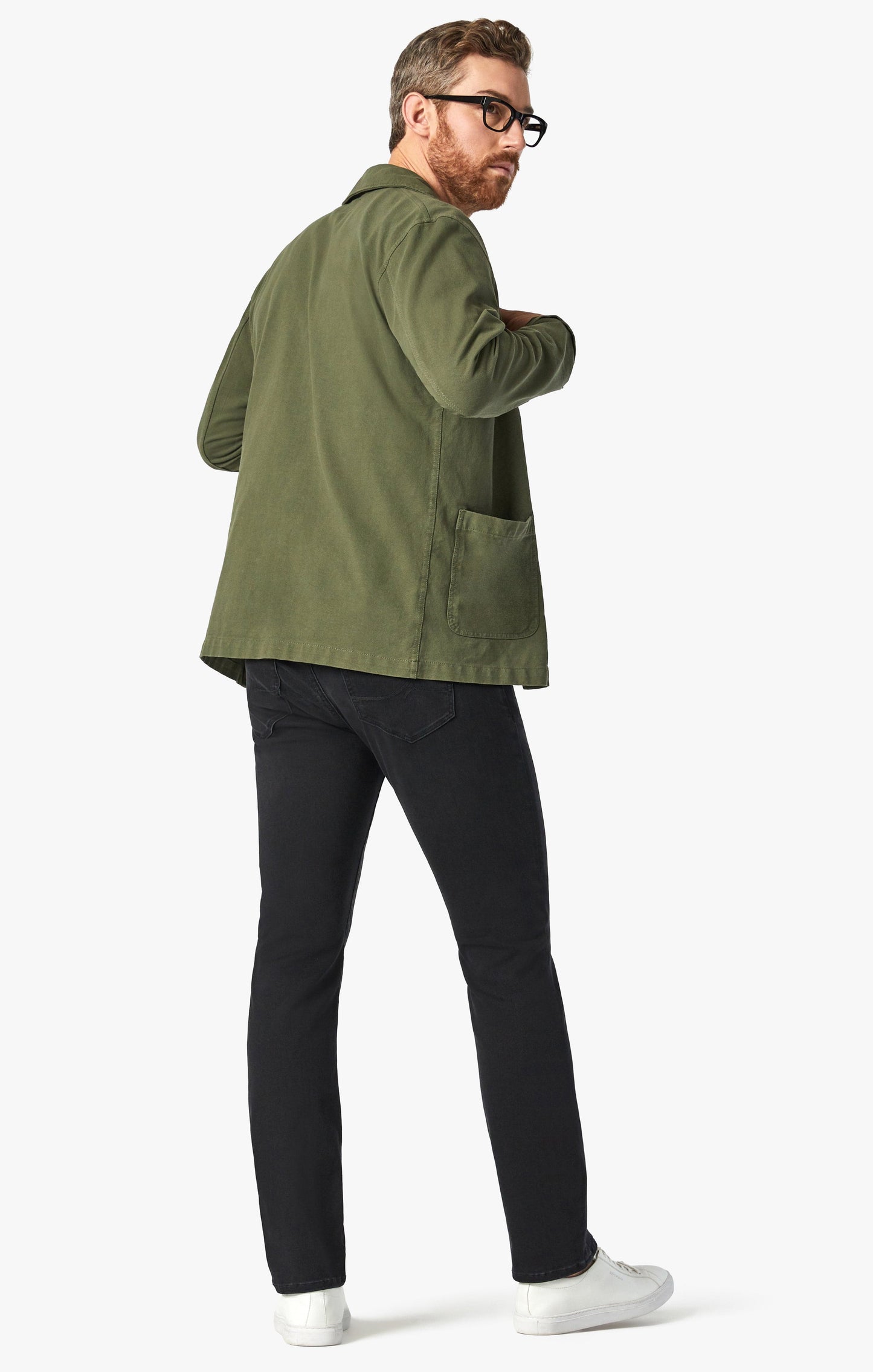 34 Heritage 5-Pockets Charisma Relaxed Straight in Navy Twill
