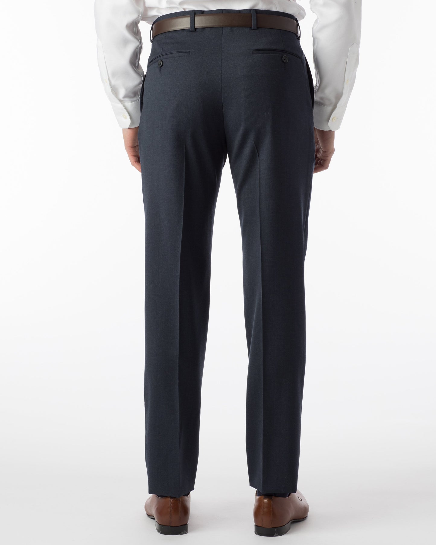 Ballin Dress Trousers Soho Super 120's Gaberdine- Navy Mix