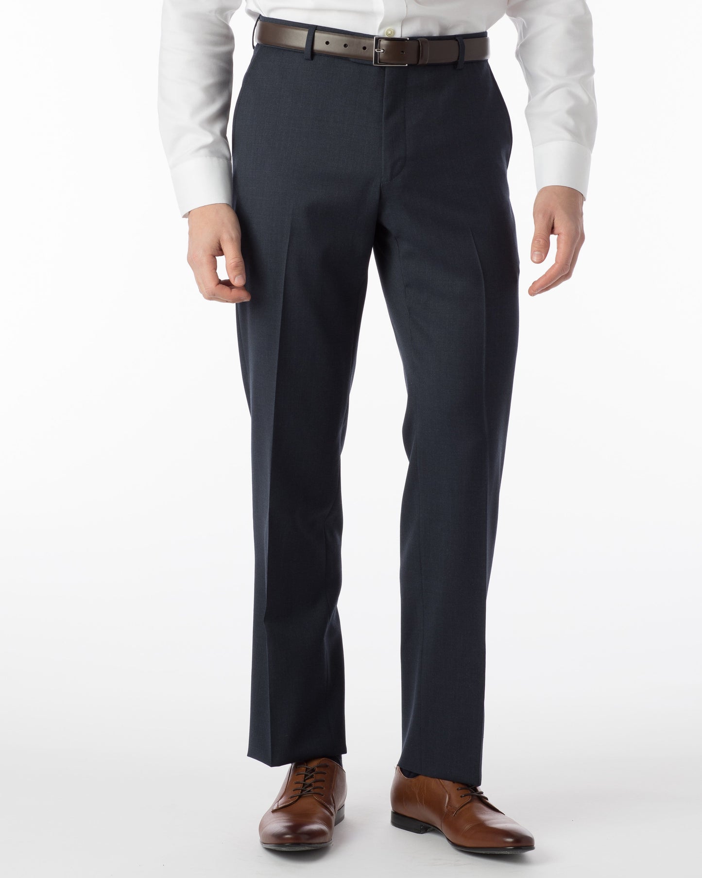 Ballin Dress Trousers Soho Super 120's Gaberdine- Navy Mix