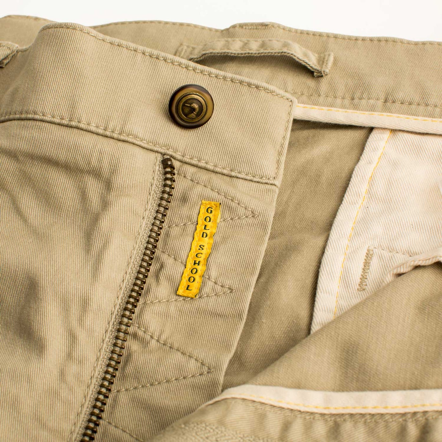 Duck Head Trousers Gold School Chino Khaki
