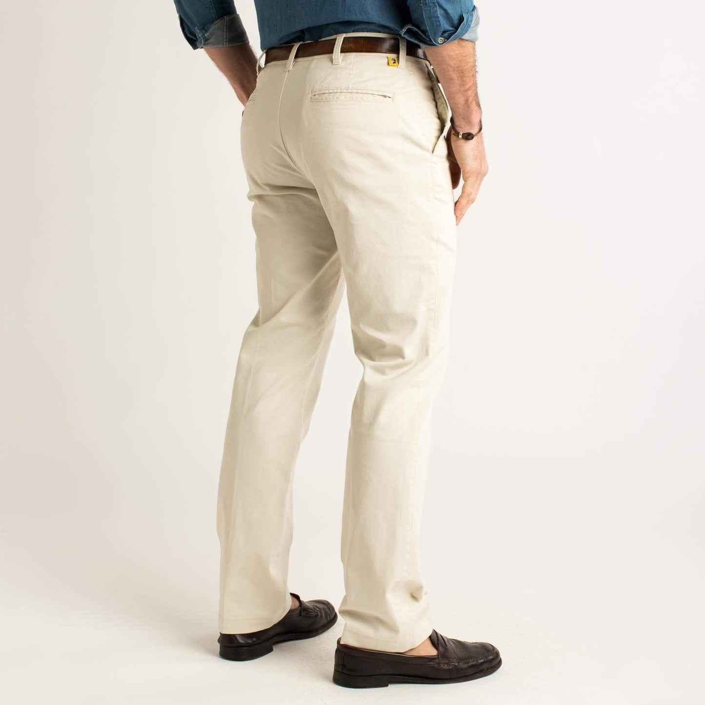 Duck Head Trousers Gold School Chino- Stone