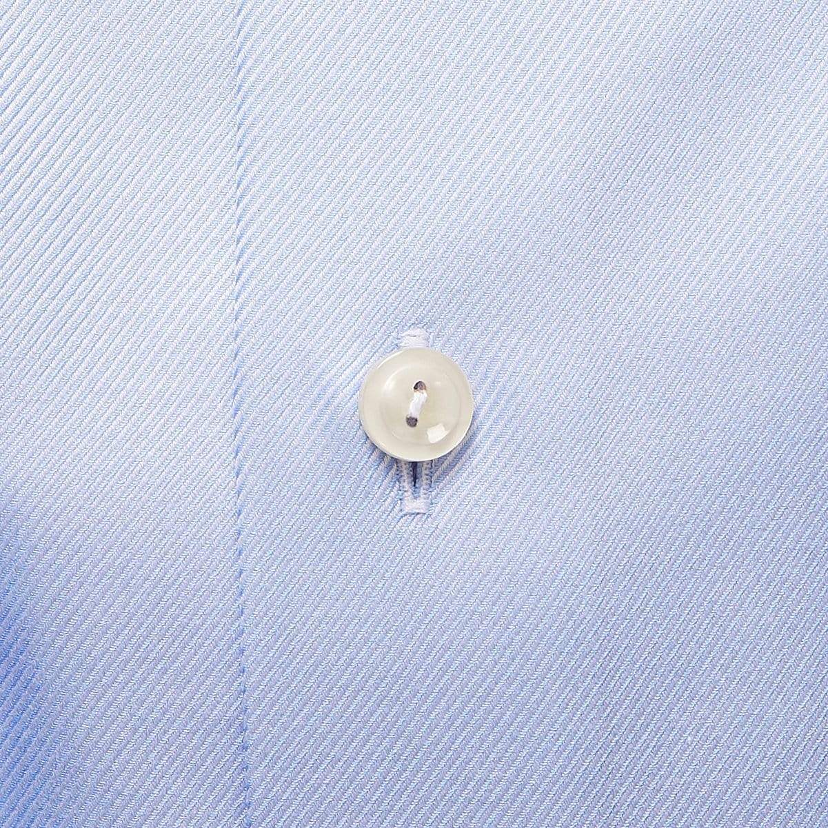 Eton Dress Shirts Contemporary Fit Light Blue Textured Twill