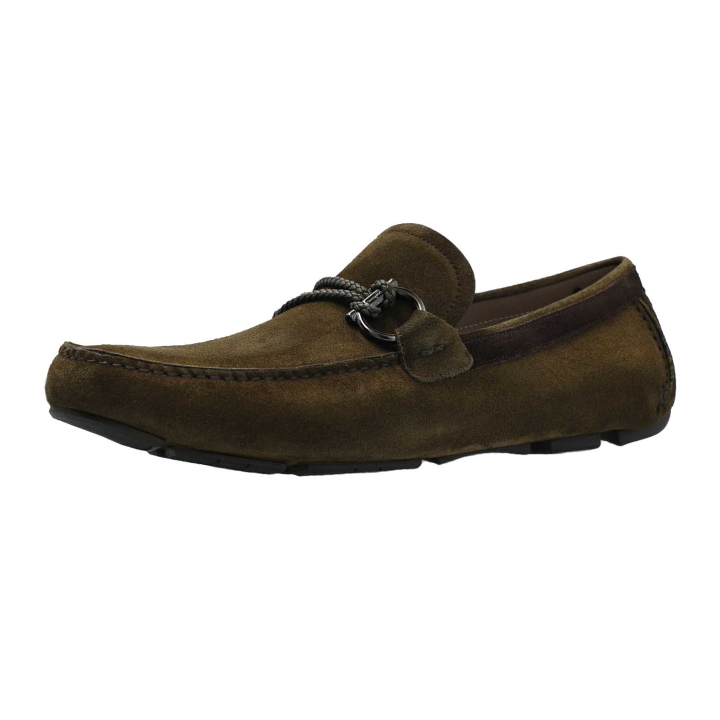 Ferragamo Shoes Front Suede Driver
