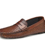 J&M Shoes Dayton Woven Penny Driver