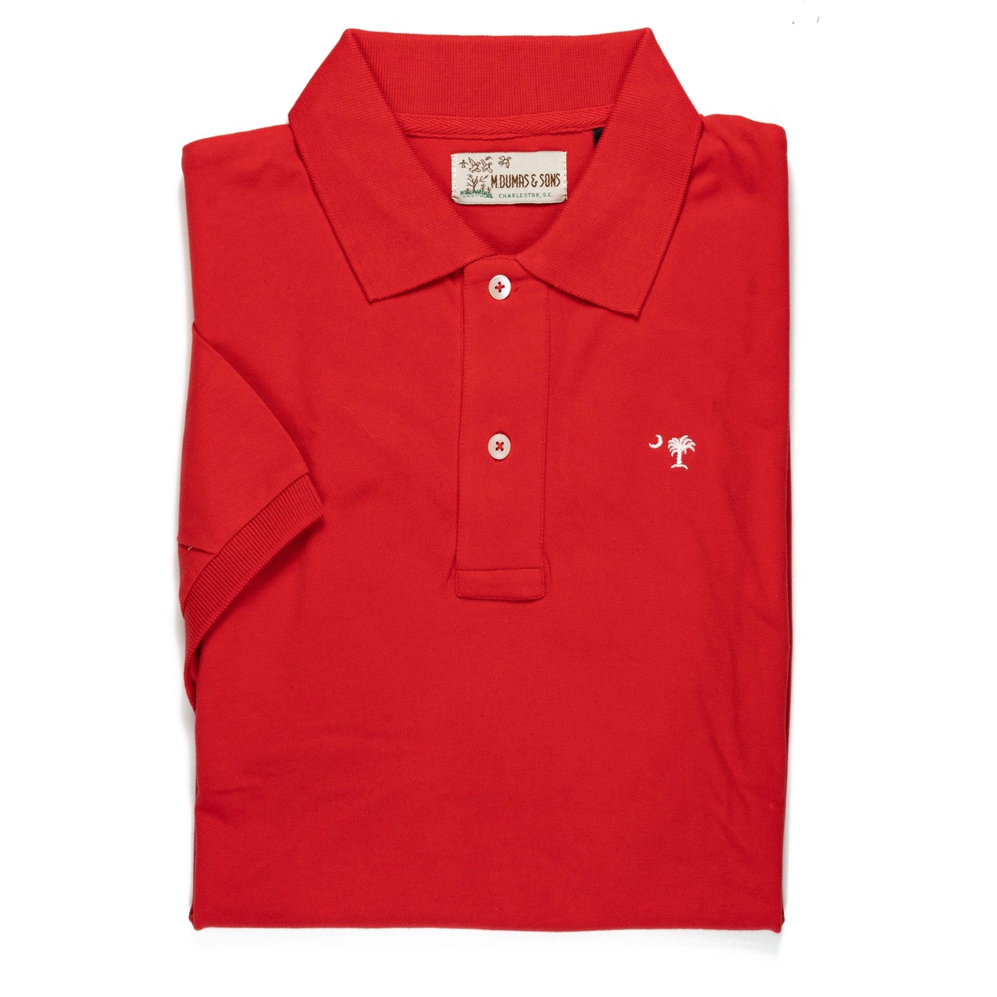M. Dumas & Sons Polos Palmetto Polo- Red