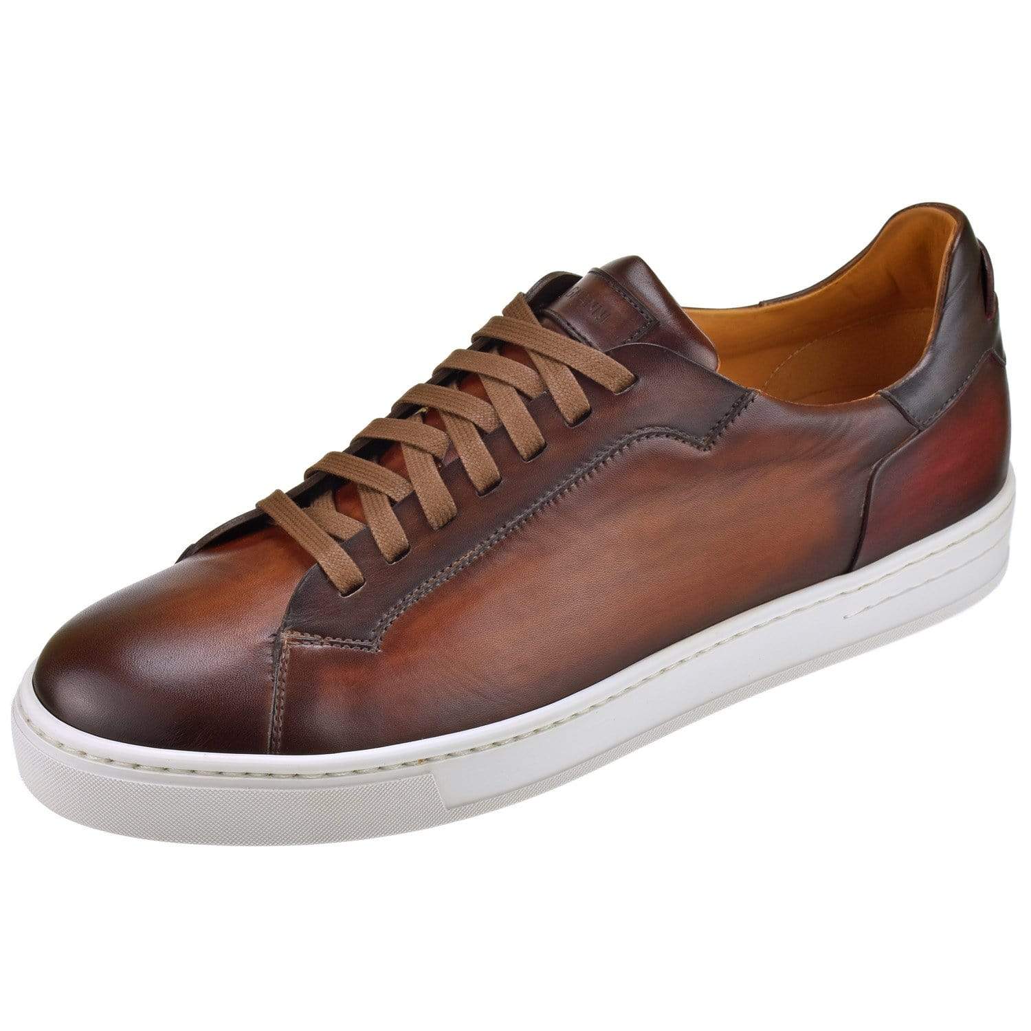 Amadeo Magnanni Cognac Sneaker Amadeo Leather Wrap Sneaker – Dumas