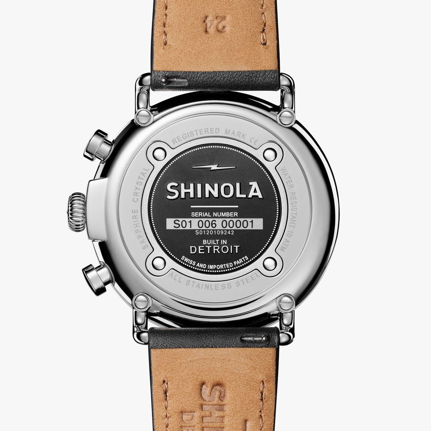 Shinola Watches The Runwell Chrono 47 MM Black/Blue Dial