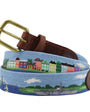 Smathers & Branson Belt Charleston Scene Needlepoint Belt