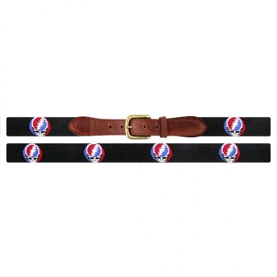 Smathers & Branson Belt Steal Your Face Needlepoint Belt