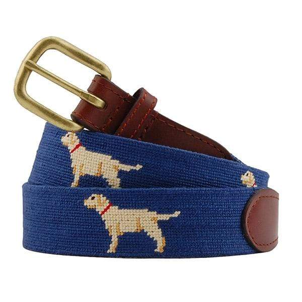 Smathers & Branson Belt Yellow Lab Needlepoint Belt