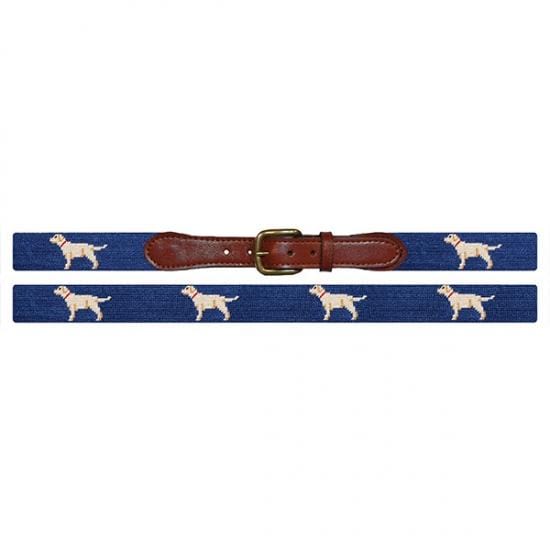Smathers & Branson Belt Yellow Lab Needlepoint Belt