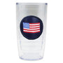 Smathers & Branson Small Leather Goods American Flag Needlepoint Tervis Tumbler