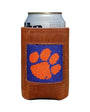 Smathers & Branson Small Leather Goods Clemson Can Cooler