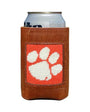 Smathers & Branson Small Leather Goods Clemson Needlepoint Can Cooler