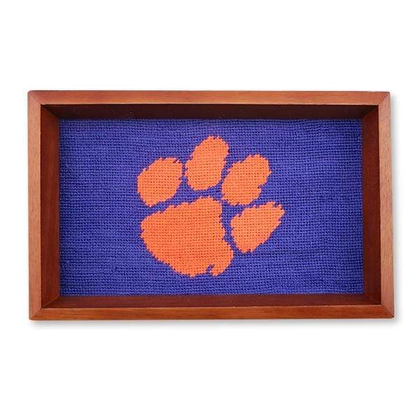 Smathers & Branson Small Leather Goods Clemson Valet Tray