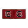 Smathers & Branson Small Leather Goods University of South Carolina Needlepoint Bi-Fold Wallet
