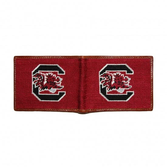 Smathers & Branson Small Leather Goods University of South Carolina Needlepoint Bi-Fold Wallet