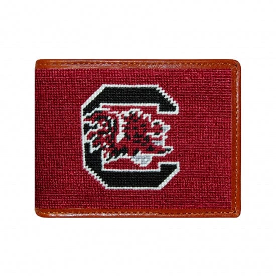 Smathers & Branson Small Leather Goods University of South Carolina Needlepoint Bi-Fold Wallet