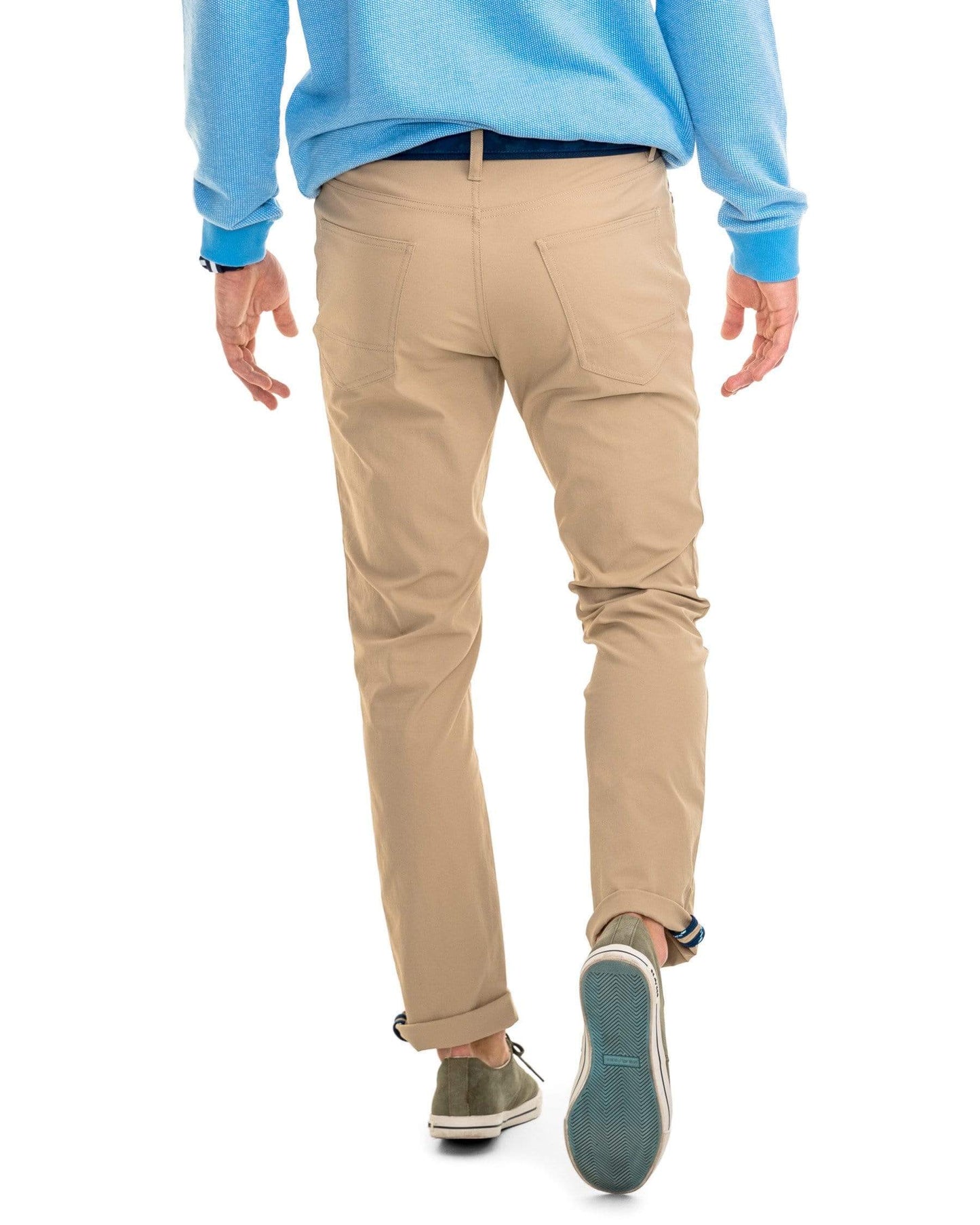 Southern Tide 5-Pockets Intercoastal Performance Pant Sandstone Khaki