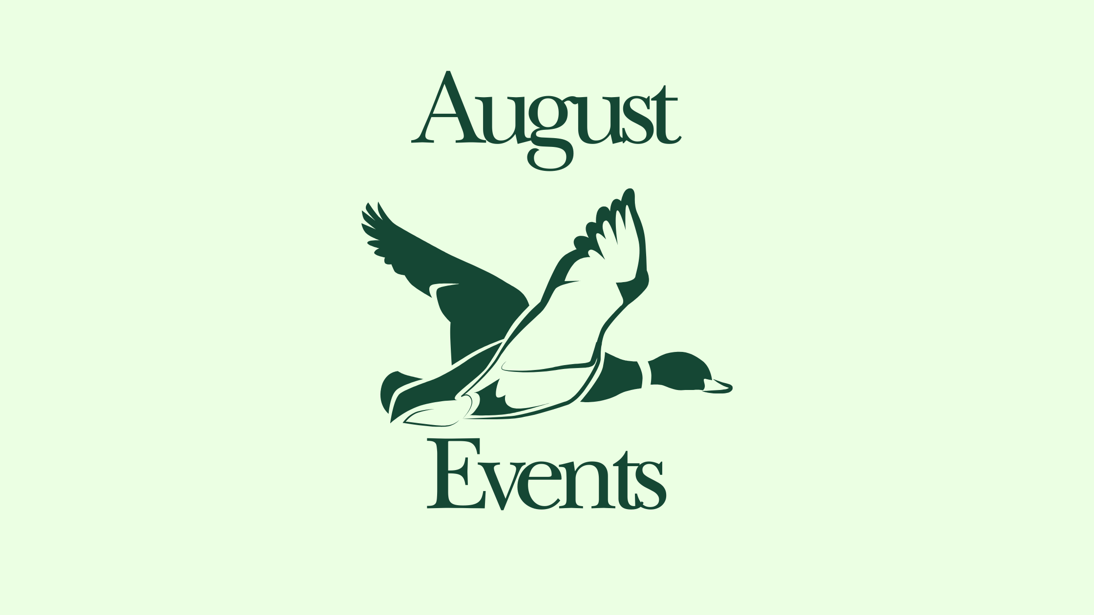 August '25 Events