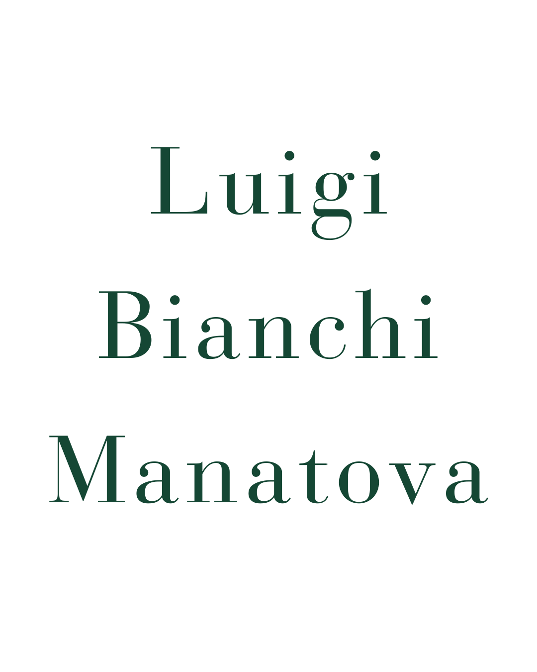 Luigi Bianchi Manatova