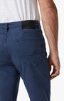 34 Heritage 5-Pockets Charisma Relaxed Straight Leg Pants In Dark Denim Twill