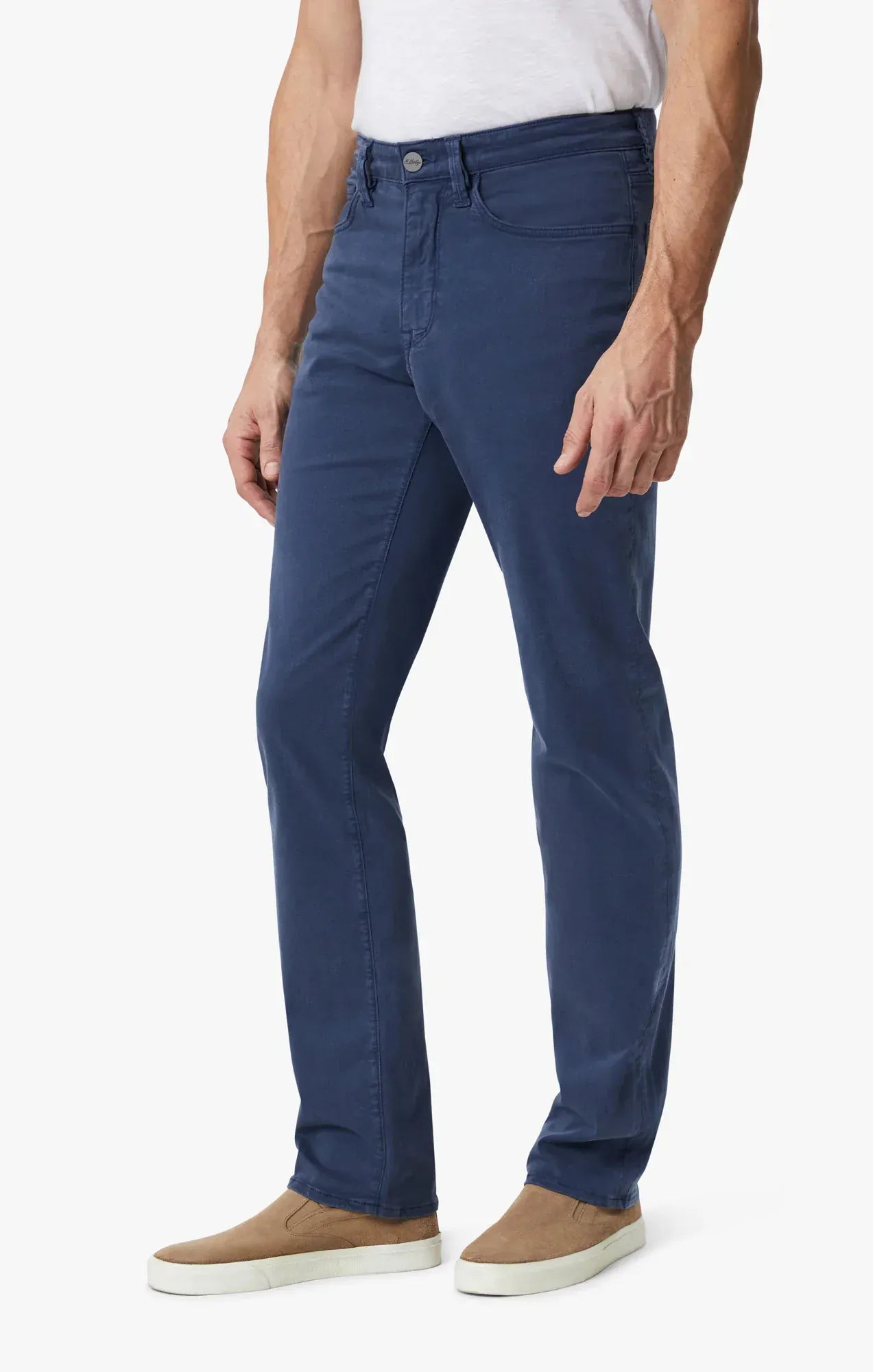34 Heritage 5-Pockets Charisma Relaxed Straight Leg Pants In Dark Denim Twill