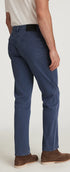 34 Heritage 5-Pockets Charisma Relaxed Straight Pants in Blue Honeycomb