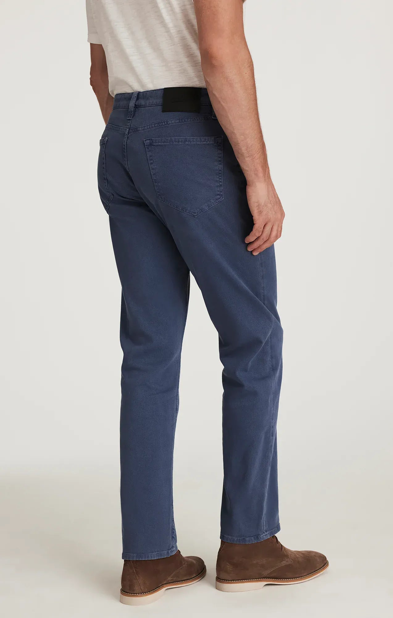 34 Heritage 5-Pockets Charisma Relaxed Straight Pants in Blue Honeycomb