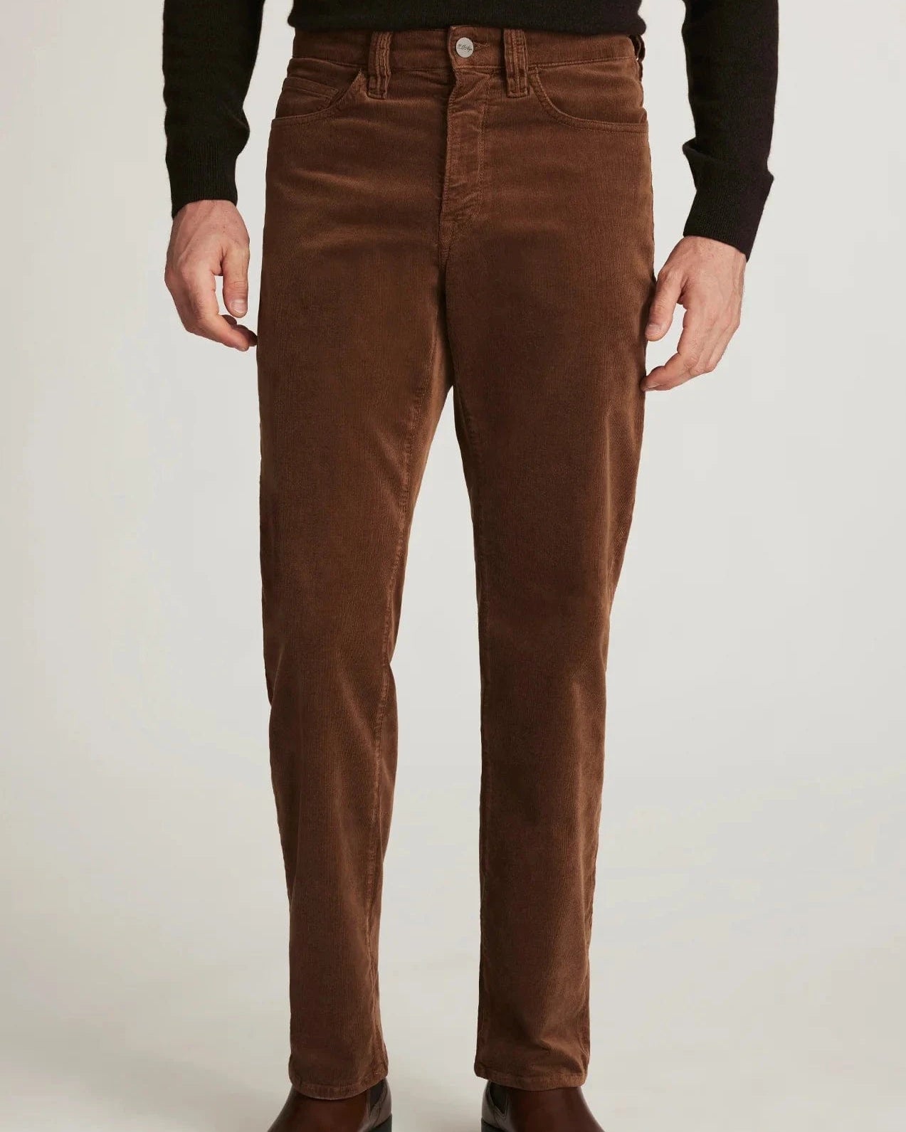 34 Heritage 5-Pockets Charisma Relaxed Straight Pants in Bourbon Cord
