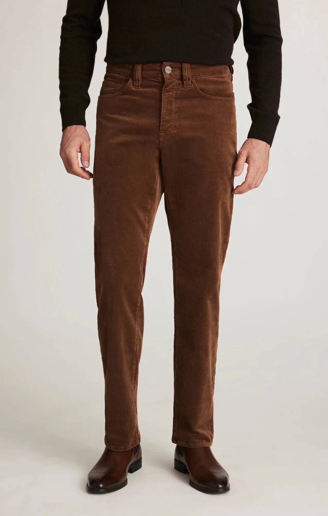34 Heritage 5-Pockets Charisma Relaxed Straight Pants in Bourbon Cord