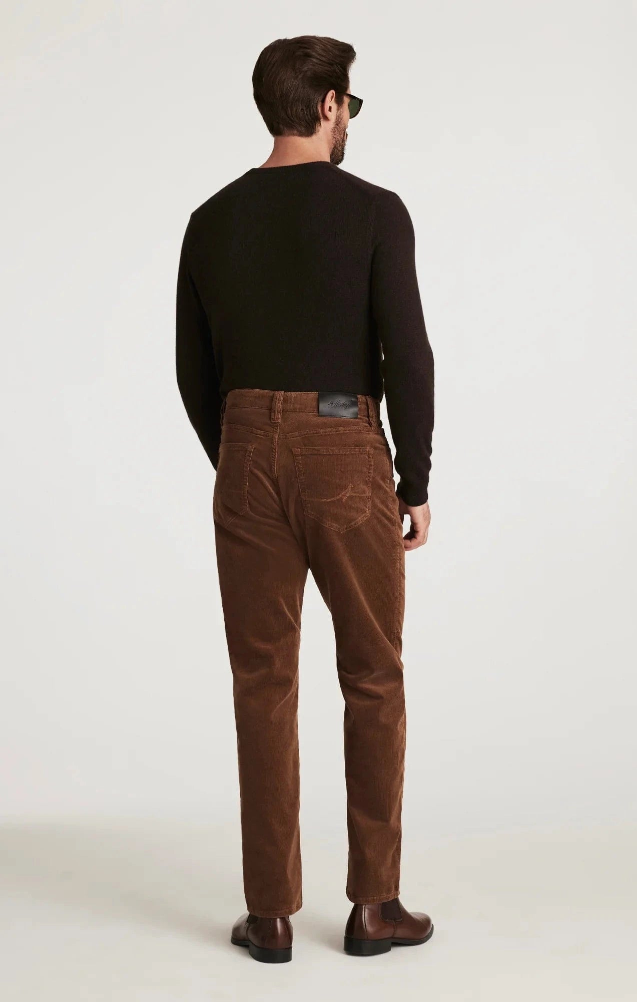 34 Heritage 5-Pockets Charisma Relaxed Straight Pants in Bourbon Cord