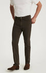 34 Heritage 5-Pockets Charisma Relaxed Straight Pants in Cactus Green Twill