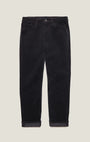 34 Heritage 5-Pockets Charisma Relaxed Straight Pants in Charcoal Cord