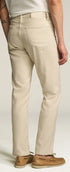 34 Heritage 5-Pockets Charisma Relaxed Straight Pants in Cream Cross Twill
