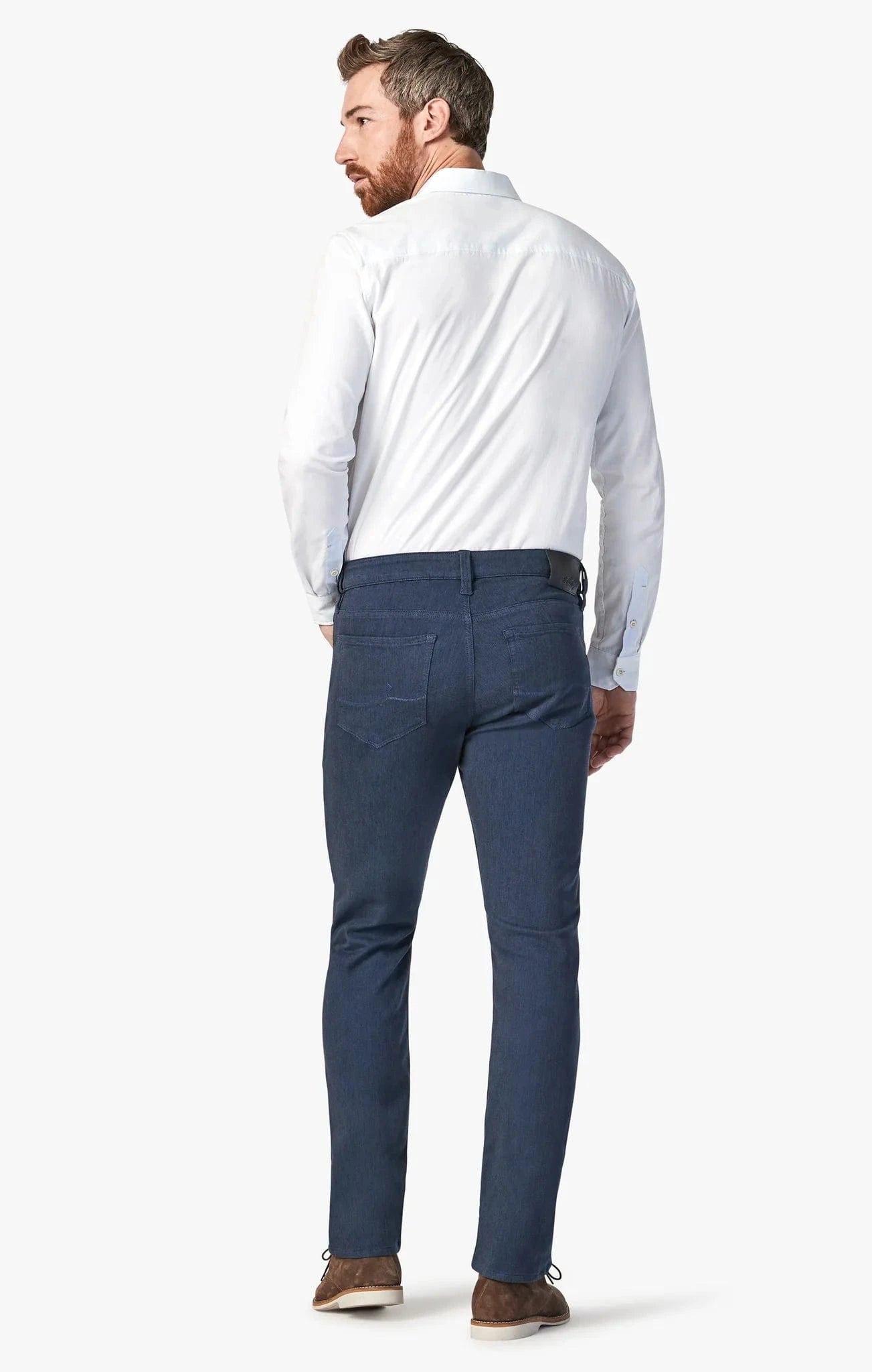 34 Heritage 5-Pockets Charisma Relaxed Straight Pants In Insignia Blue Diagonal