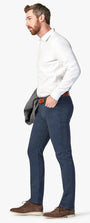 34 Heritage 5-Pockets Charisma Relaxed Straight Pants In Insignia Blue Diagonal