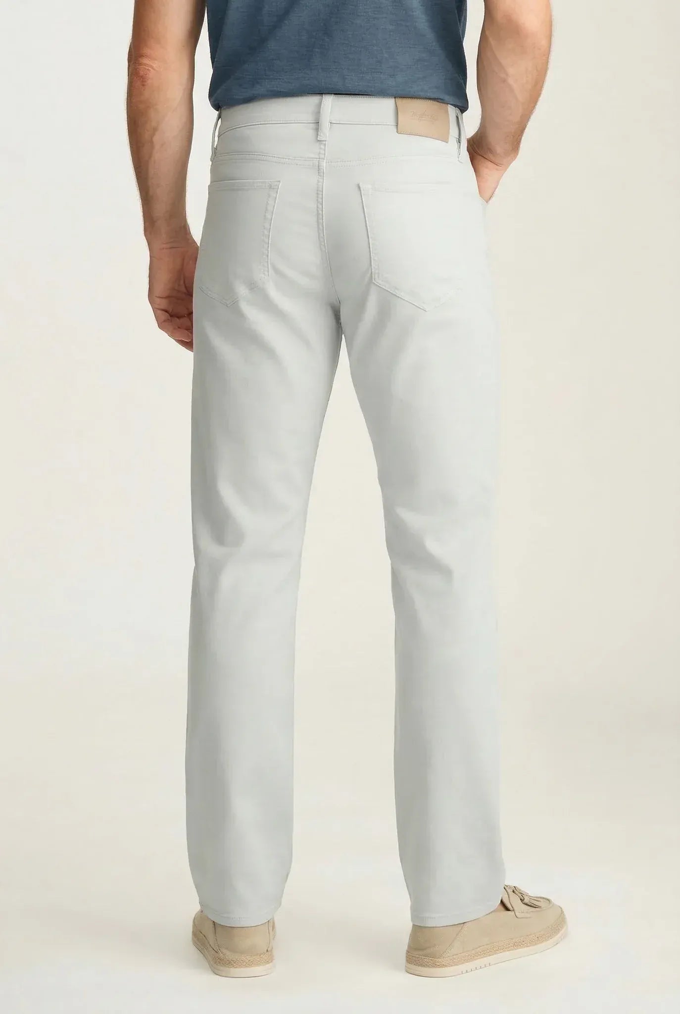 34 Heritage 5-Pockets Charisma Relaxed Straight Pants In Mist Coolmax