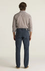 34 Heritage 5-Pockets Charisma Relaxed Straight Pants in Navy Herringbone