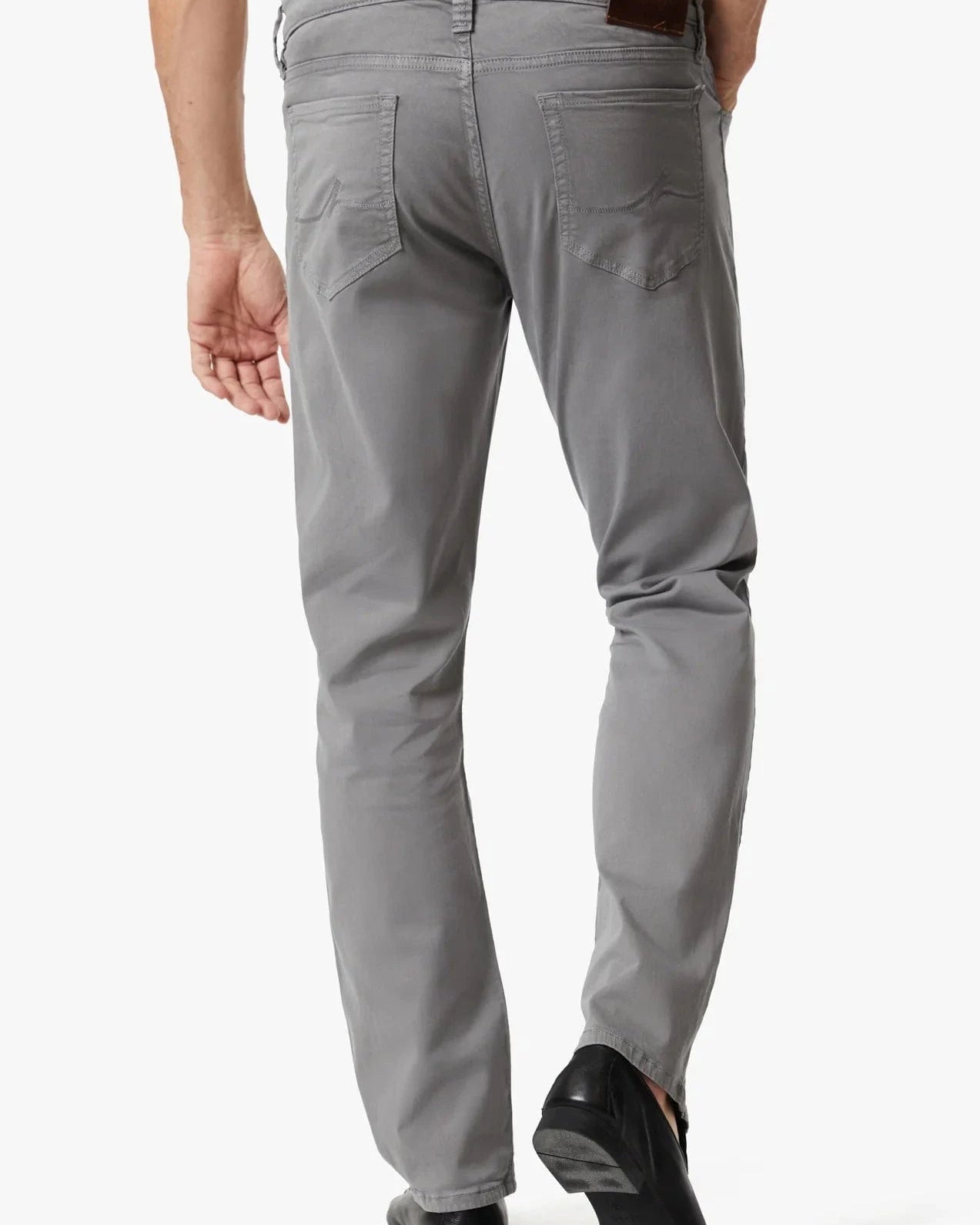 34 Heritage 5-Pockets Charisma Relaxed Straight Pants in Shark Twill
