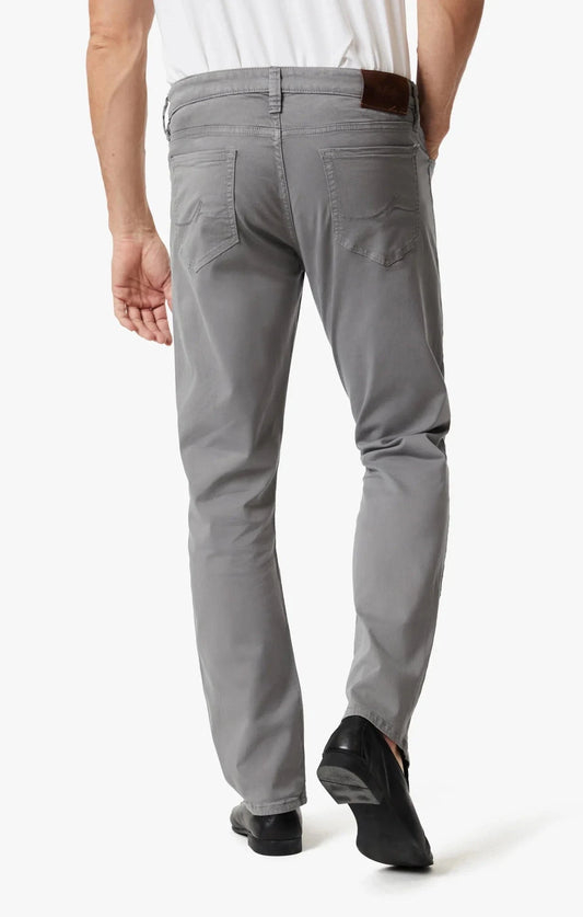 34 Heritage 5-Pockets Charisma Relaxed Straight Pants in Shark Twill