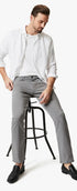 34 Heritage 5-Pockets Charisma Relaxed Straight Pants in Shark Twill