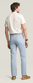 34 Heritage 5-Pockets Charisma Relaxed Straight Pants in Sky Twill