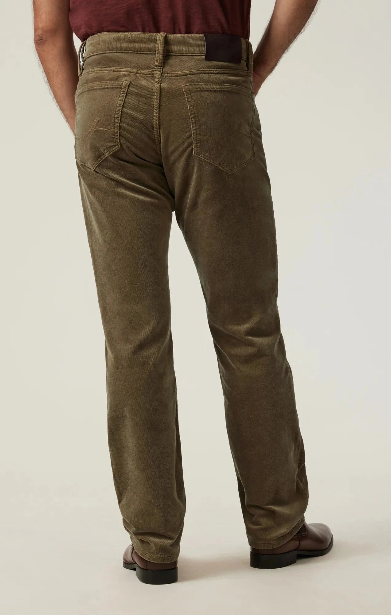 34 Heritage 5-Pockets Charisma Relaxed Straight Pants in Tobacco Cord