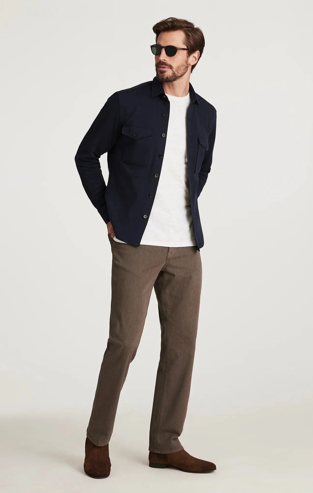 34 Heritage 5-Pockets COFFEE DIAGONAL / 33X30 Charisma Relaxed Straight Pants in Coffee Diagonal